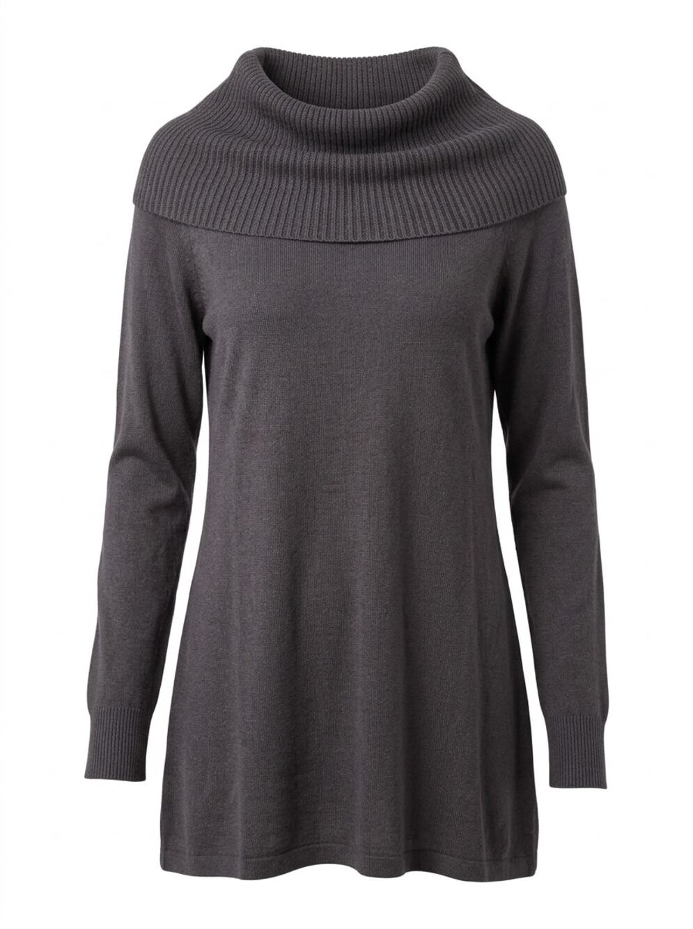 Louis Dell'Olio Whisper Knit Gray Cowl Neck Knit Sweater Women Size M